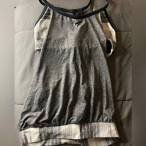 Nike layered tankini swim top | size: medium